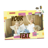 Text Retro Photo Puzzle - 252 piece