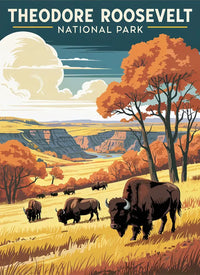 Thumbnail for Theodore Roosevelt National Park Puzzle Bisons by MakeYourPuzzles