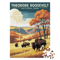 Thumbnail for Theodore Roosevelt National Park 1000 piece puzzle by MakeYourPuzzles