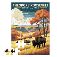 Thumbnail for Theodore Roosevelt National Park 48 piece puzzle by MakeYourPuzzles