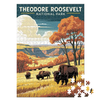 Thumbnail for Theodore Roosevelt National Park 500 piece puzzle by MakeYourPuzzles