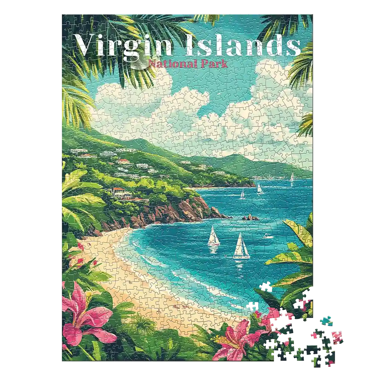 Virgin Islands National Park 1000 piece puzzle by MakeYourPuzzles