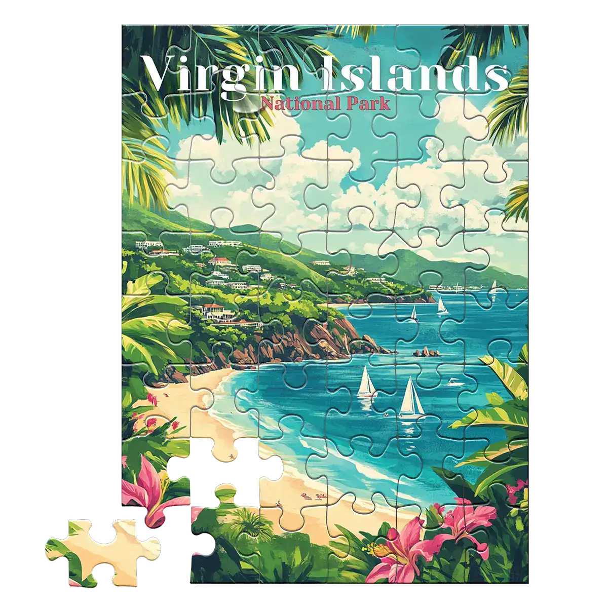 Virgin Islands National Park 48 piece puzzle by MakeYourPuzzles