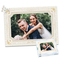 Wedding Gold Elegant Photo Puzzle - 100 piece and box