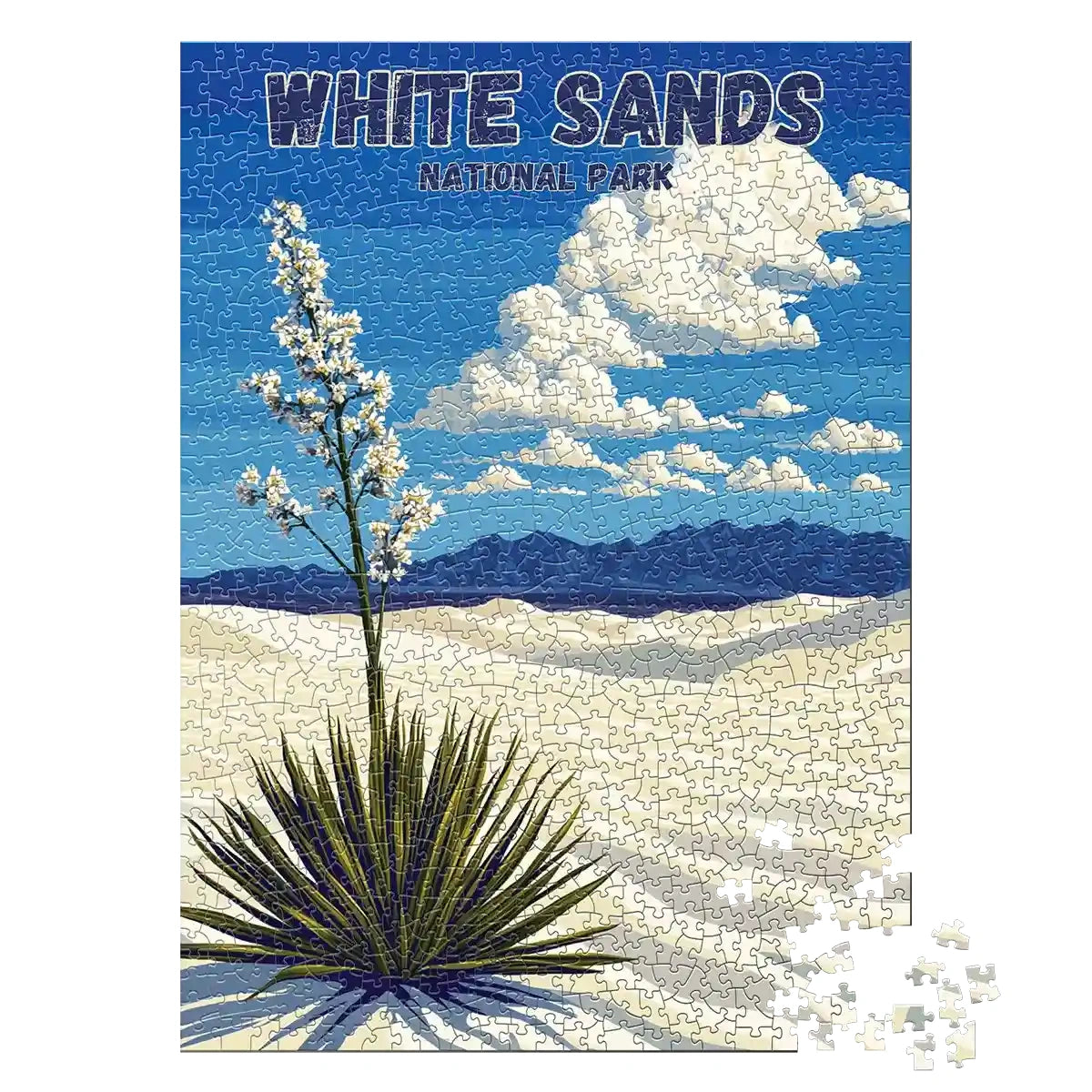 White Sands National Park 1000 piece jigsaw puzzle by MakeYourPuzzles
