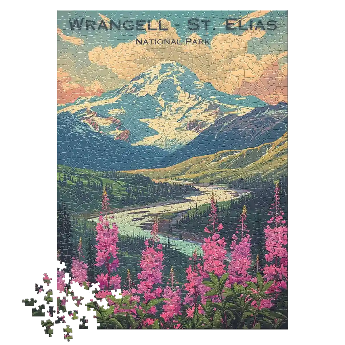 Wrangell-St. Elias National Park 1000 piece puzzle by MakeYourPuzzles