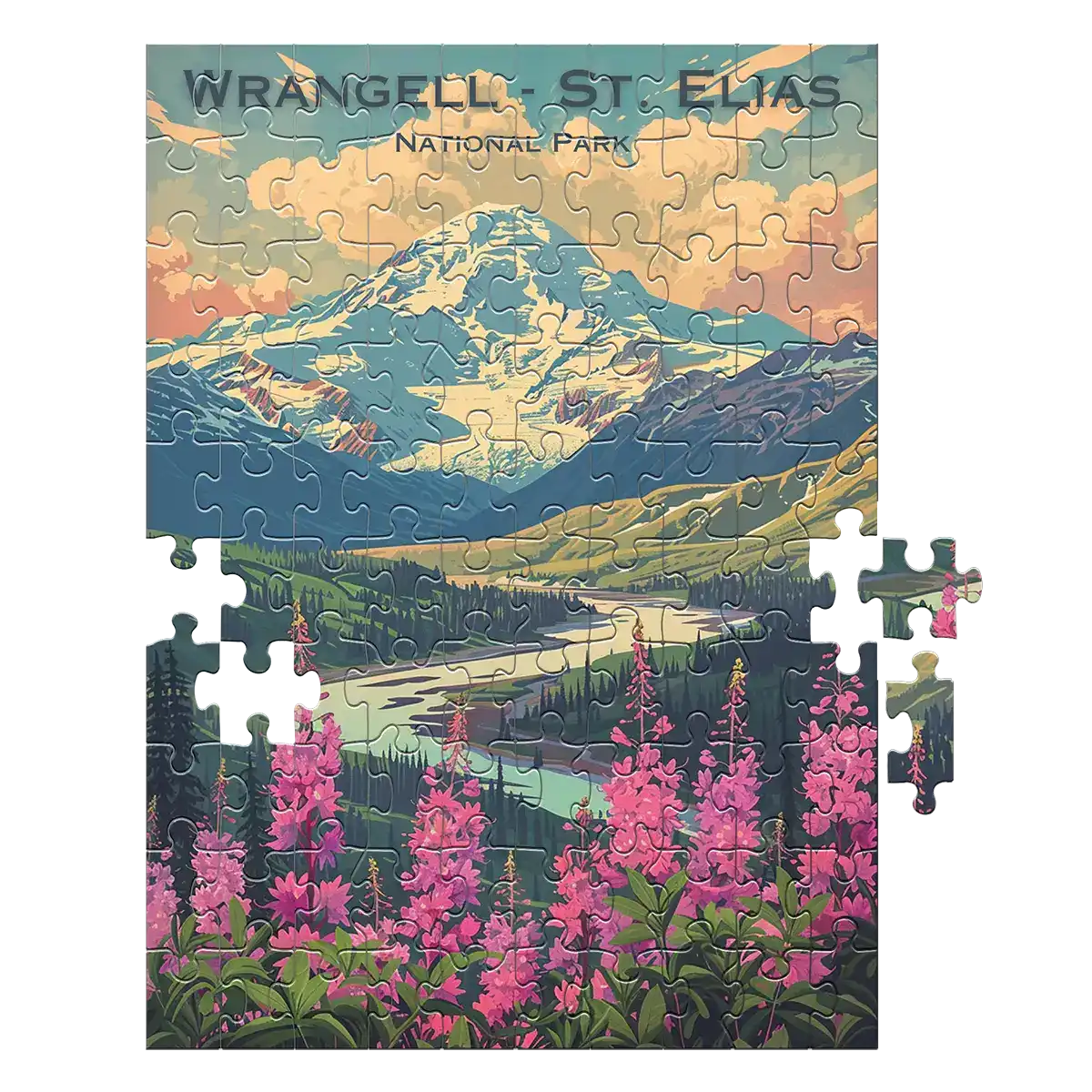 Wrangell-St. Elias National Park 100 piece puzzle by MakeYourPuzzles