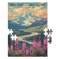 Thumbnail for Wrangell-St. Elias National Park 100 piece puzzle by MakeYourPuzzles