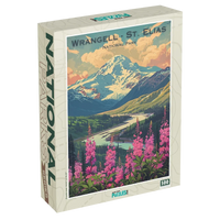 Thumbnail for Wrangell-St. Elias National Park 500 piece puzzle box by MakeYourPuzzles