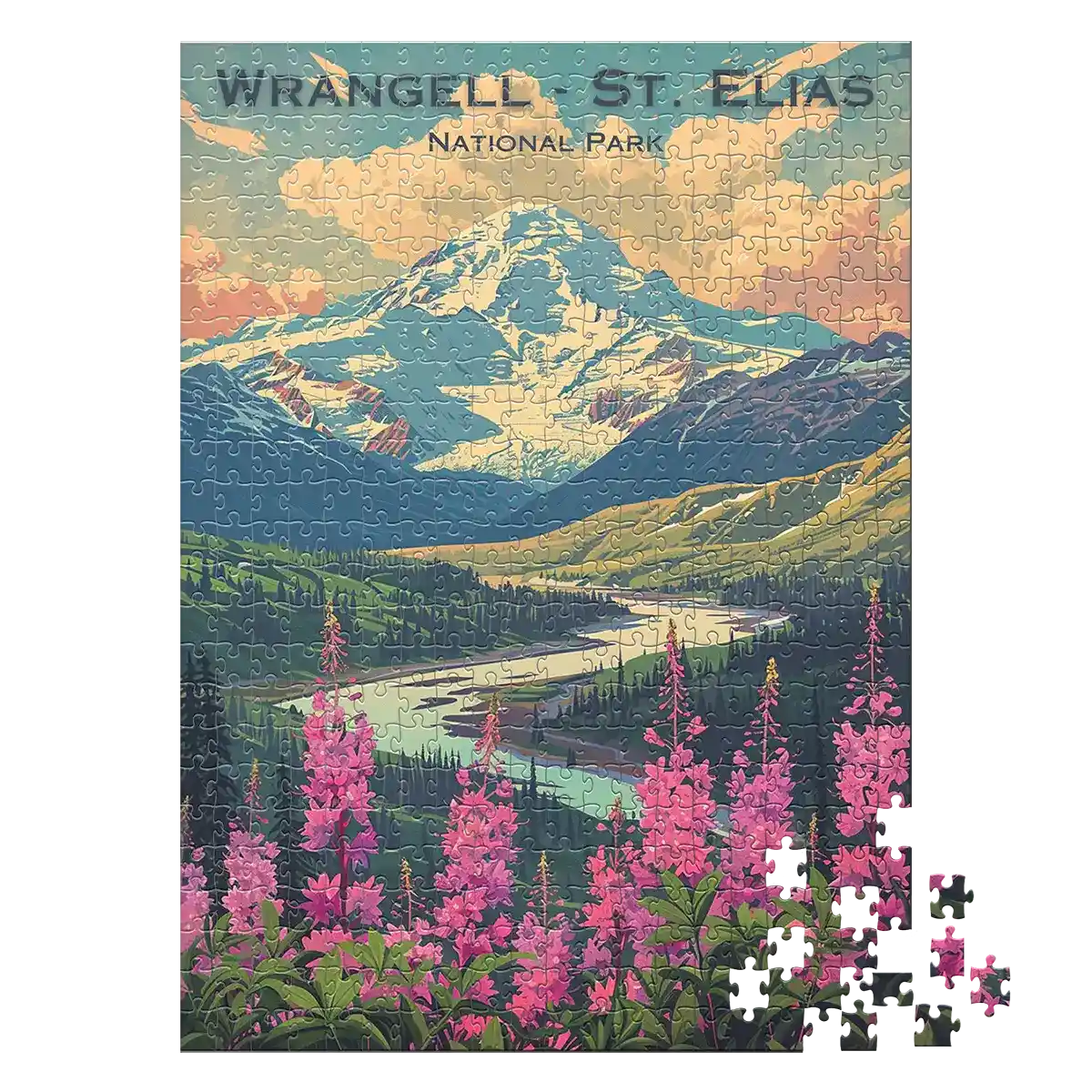 Wrangell-St. Elias National Park 500 piece puzzle by MakeYourPuzzles