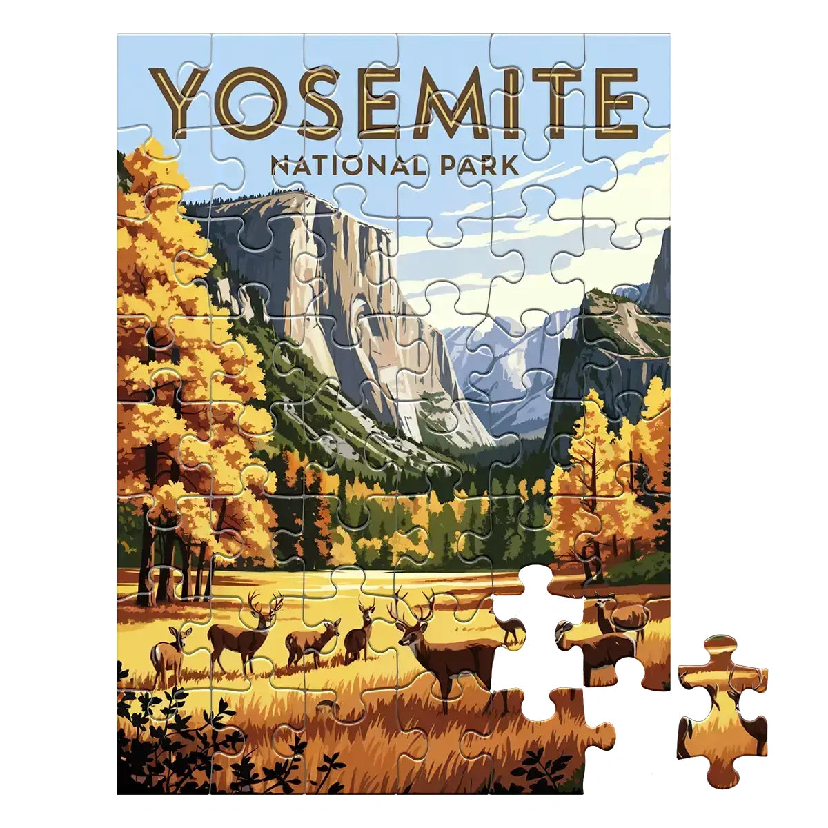 Yosemite National Park Deer 48 piece puzzle by MakeYourPuzzles