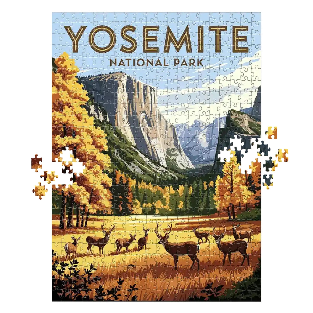 Yosemite National Park Deer 500 piece puzzle by MakeYourPuzzles