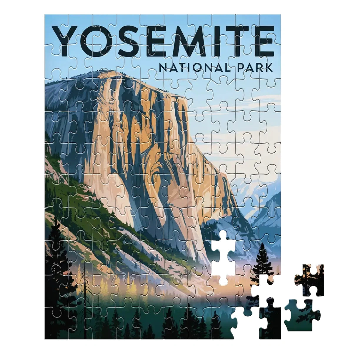 Yosemite National Park El Capitan 100 piece puzzle by MakeYourPuzzles