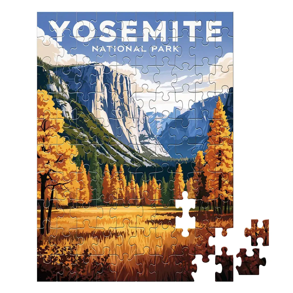 Yosemite National Park Fall 100 piece puzzle by MakeYourPuzzles