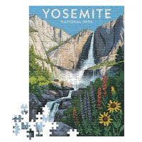Thumbnail for Yosemite National Park Waterfall 252 piece puzzle by MakeYourPuzzles