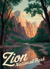 Thumbnail for Zion National Park Puzzle Canyon by MakeYourPuzzles