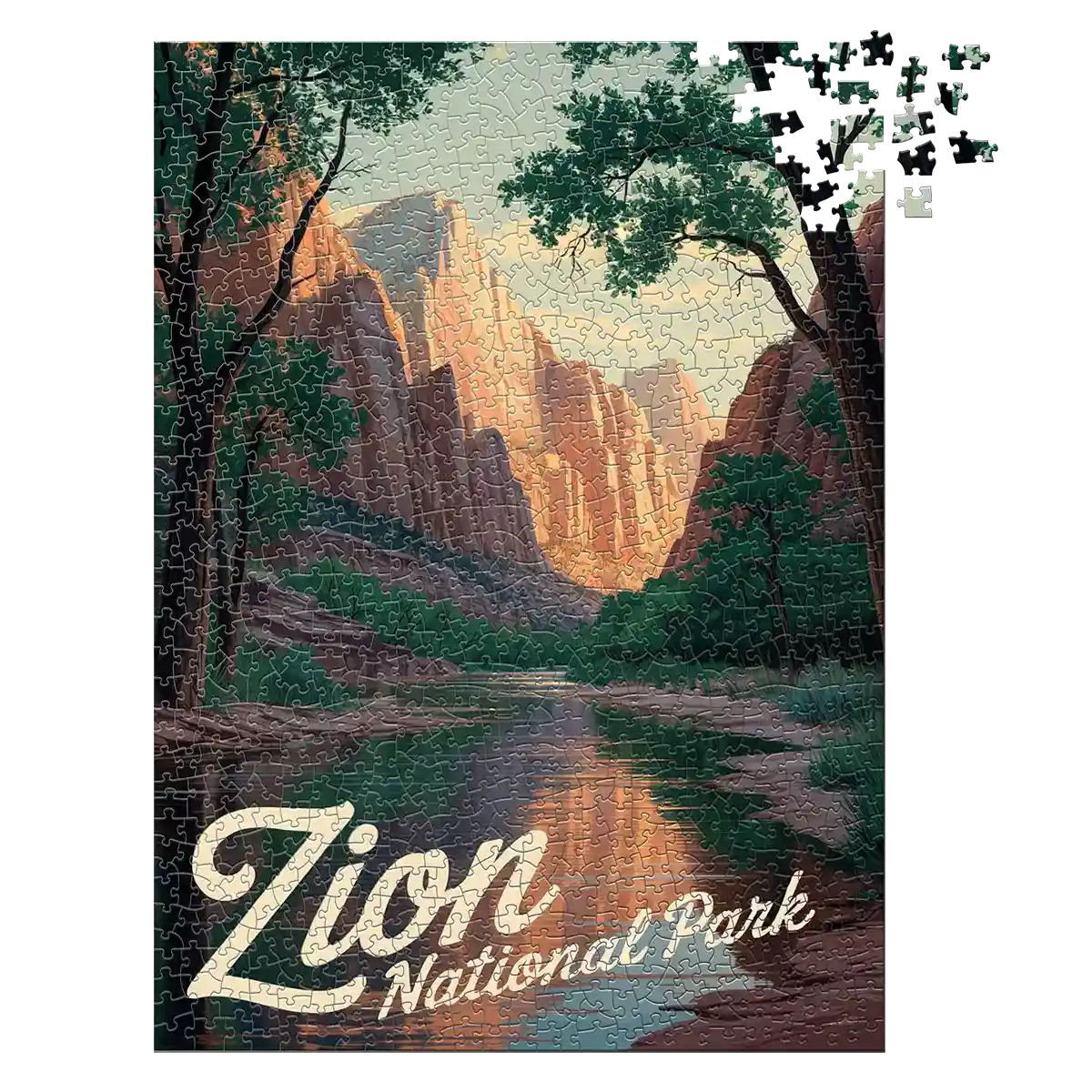 Zion National Park Canyon 1000 piece puzzle by MakeYourPuzzles