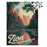 Thumbnail for Zion National Park Canyon 1000 piece puzzle by MakeYourPuzzles