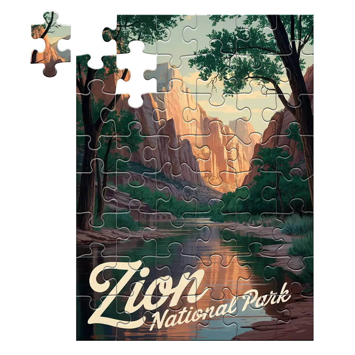 Zion National Park Canyon 48 piece puzzle by MakeYourPuzzles