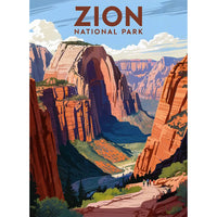 Thumbnail for Zion National Park Puzzle Angel Landing by MakeYourPuzzles