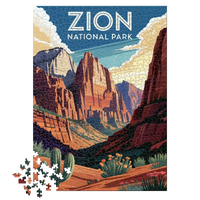 Thumbnail for Zion National Park Radiance 1000 piece puzzle by MakeYourPuzzles