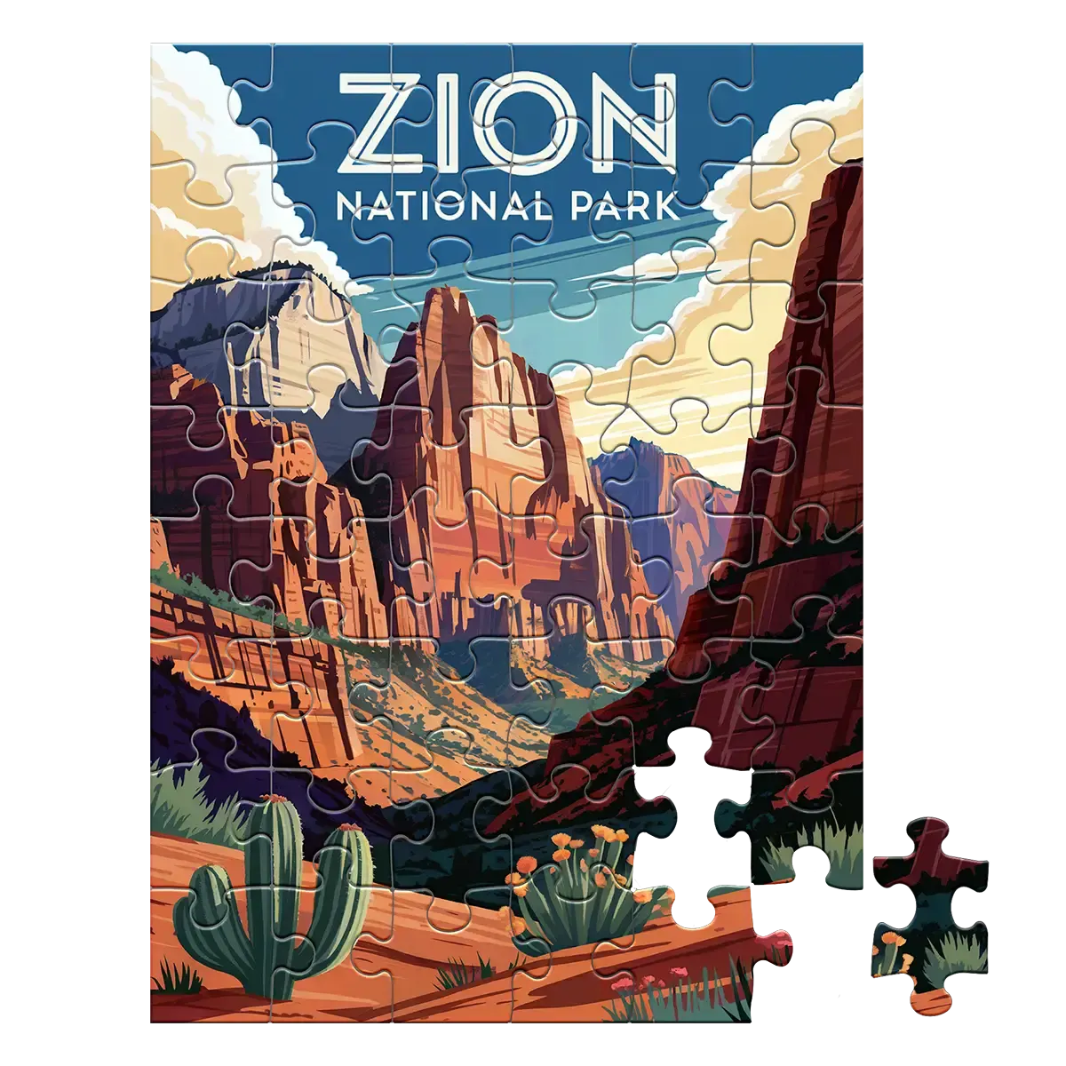 Zion National Park Radiance 48 piece puzzle by MakeYourPuzzles