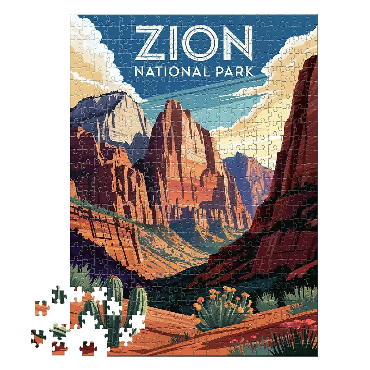 Zion National Park Radiance 500 piece puzzle by MakeYourPuzzles