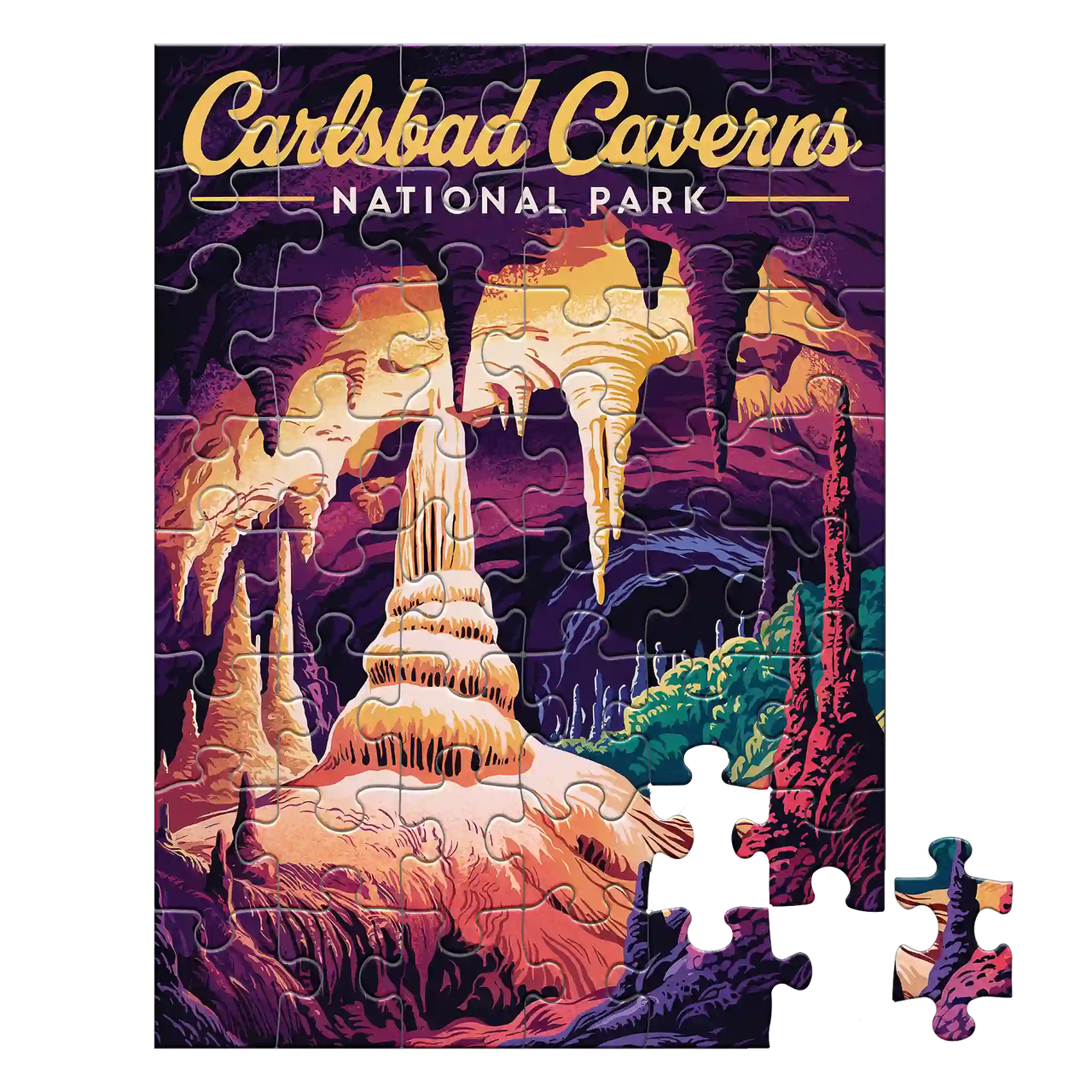 Carlsbad Cavern National Park 48 piece puzzle by MakeYourPuzzles