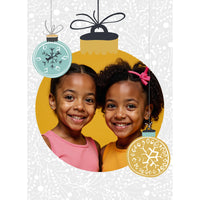 Christmas Bauble Frame Photo Puzzle