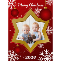 Christmas Gold Star Photo Puzzle