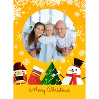 Christmas Snowman Nutcracker Photo Puzzle