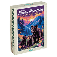 Thumbnail for Great Smoky Mountains National Park Bear Family 1000 piece puzzle box by MakeYourPuzzles