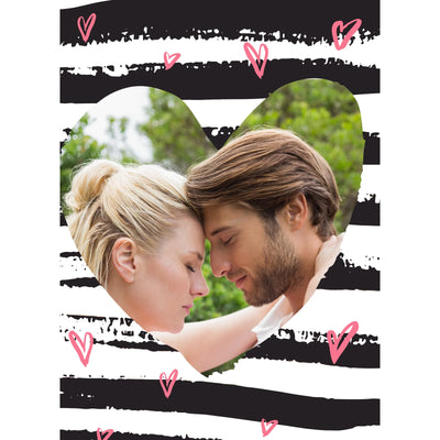 Love Brushstroke Stripes Photo Puzzle