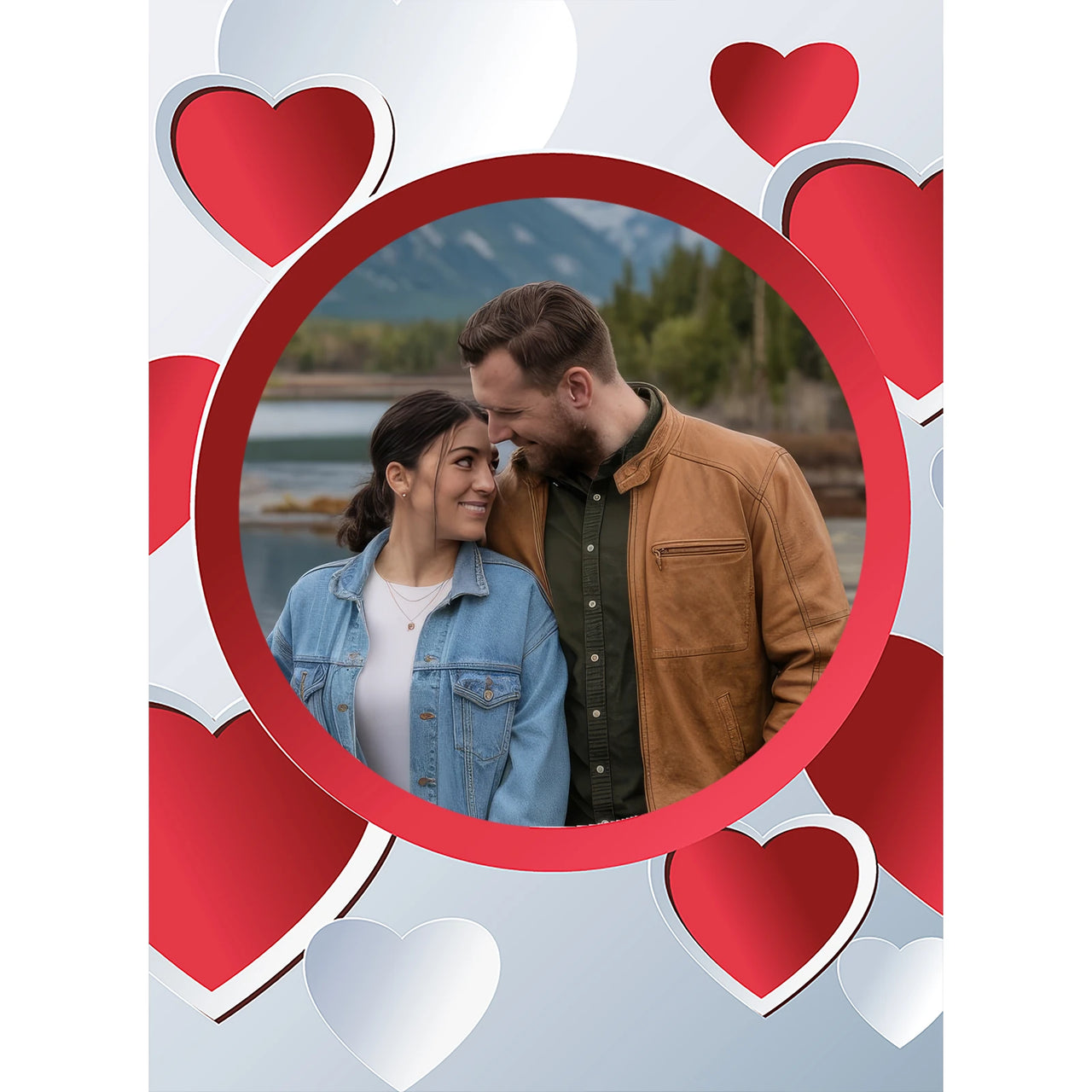 Love Circle Hearts Photo Puzzle