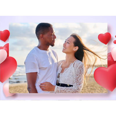 Love Floating Hearts Photo Puzzle