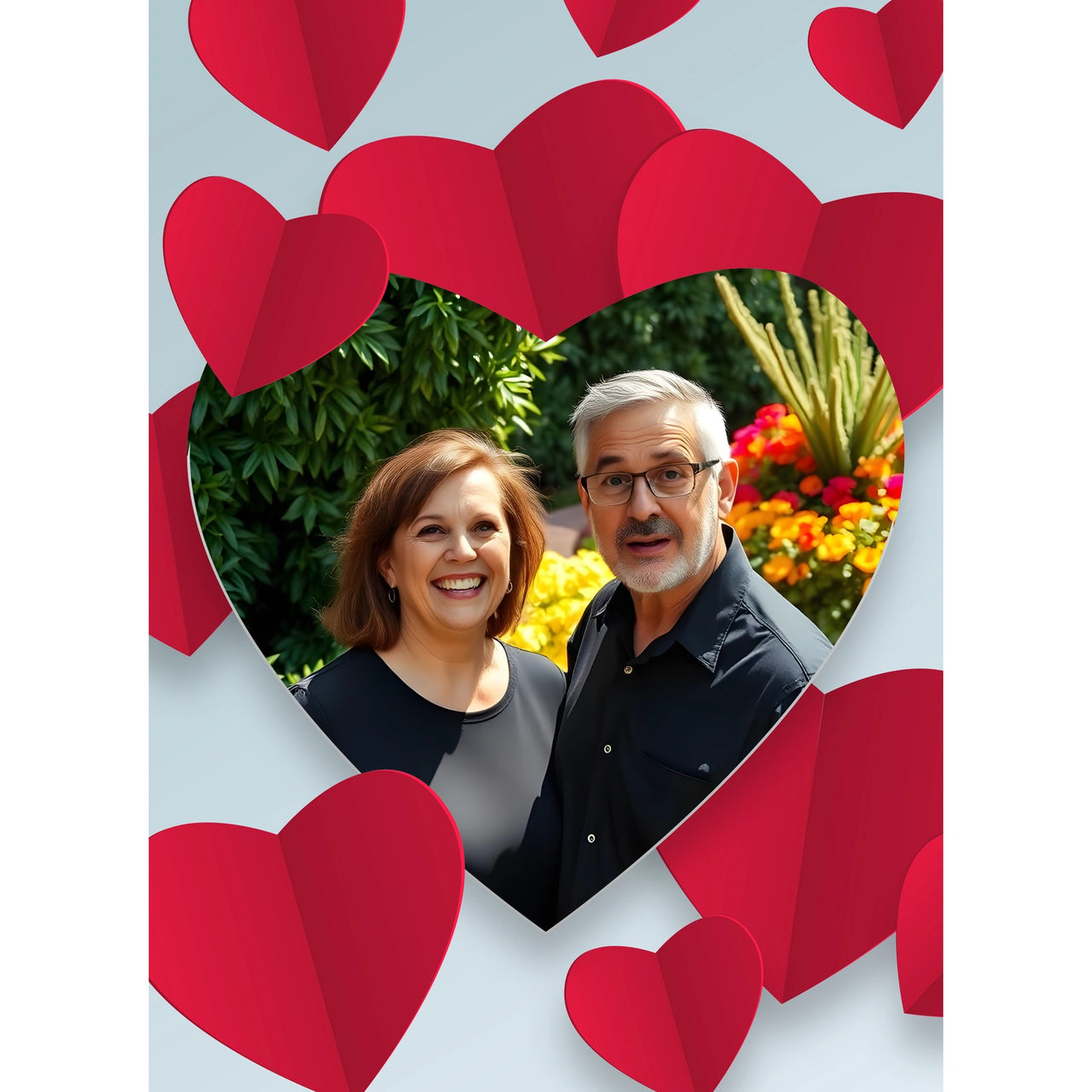Love Red Hearts Photo Puzzle