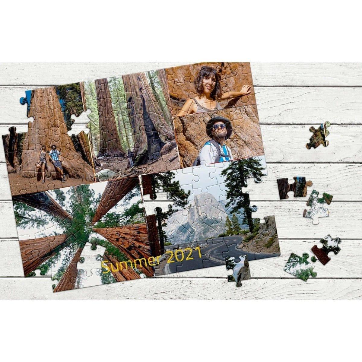 MakeYourPuzzles Collage Puzzle Portrait 100 Piece Collage Photo Puzzle