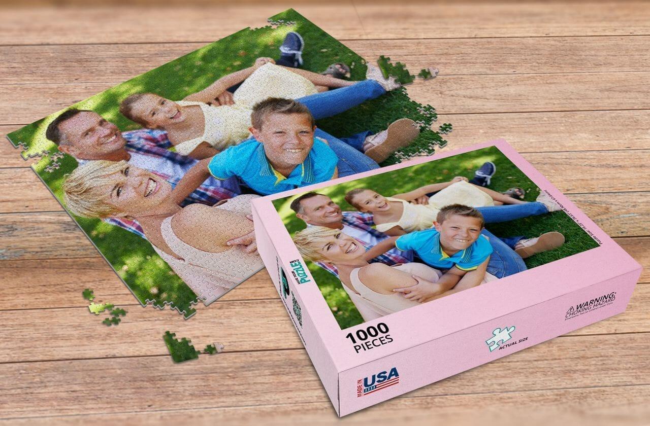 1000 Piece Custom Photo Puzzle with Custom Puzzle Box - MakeYourPuzzles
