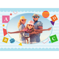 Summer Beach Blocks Photo Puzzle