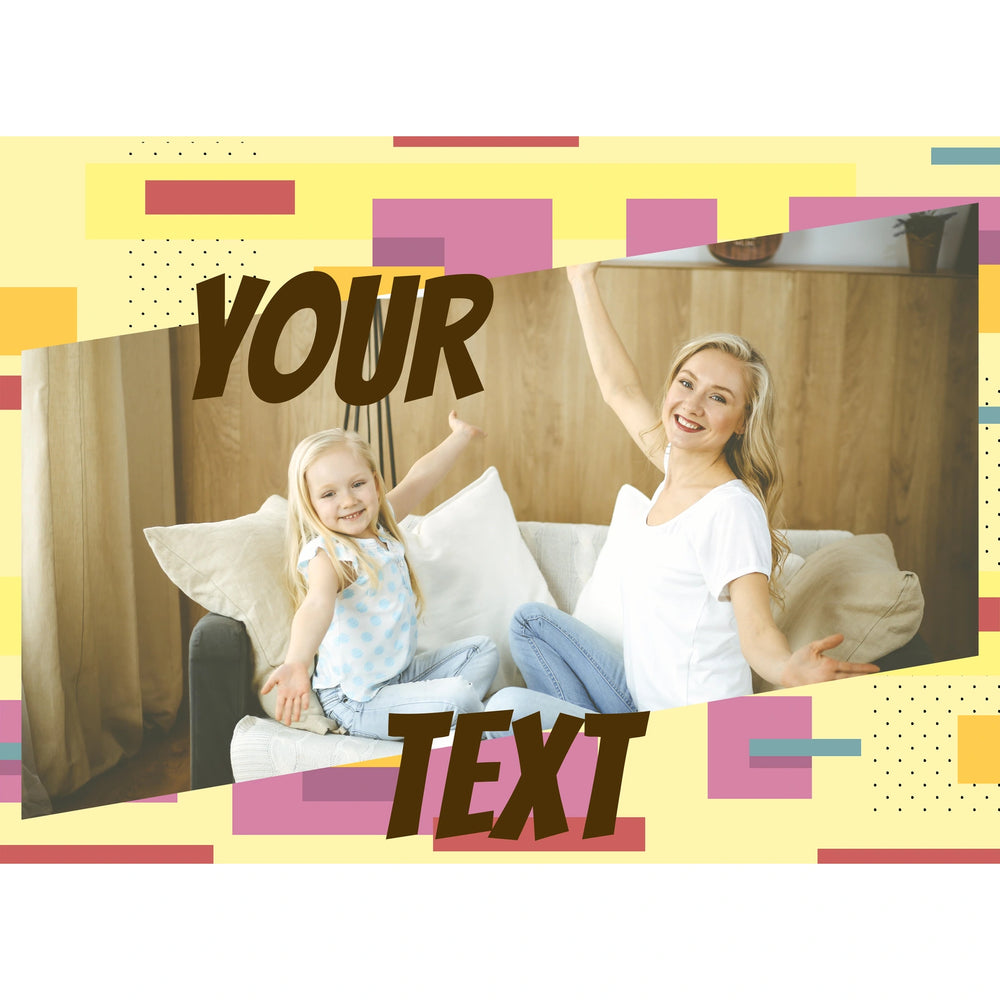 Photo Puzzle For Mom with Text 