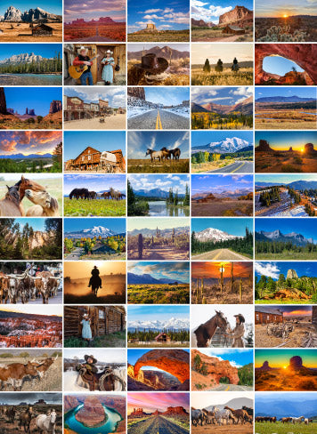 50 Collage Grid Photo Puzzle – Portrait | MakeYourPuzzles