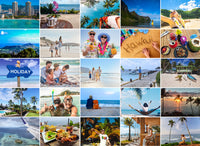25 Collage Grid Photo Puzzle – Landscape | MakeYourPuzzles
