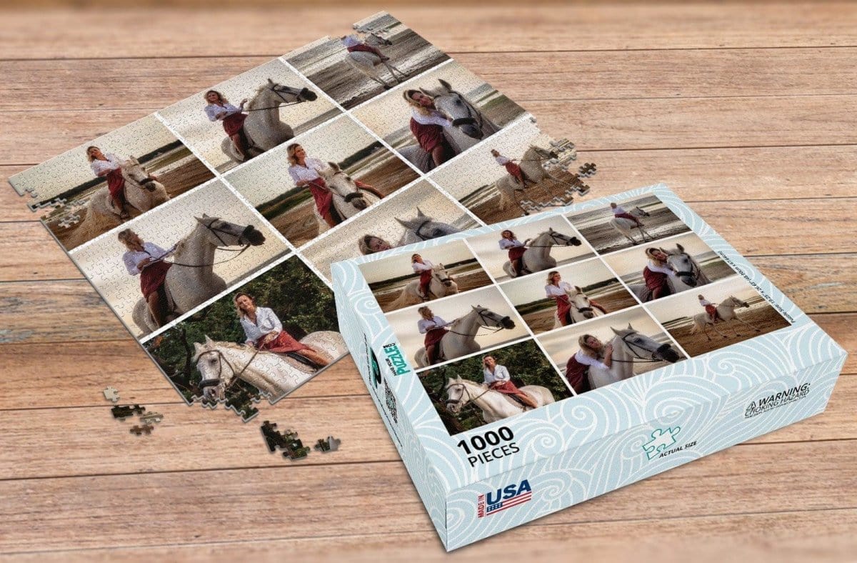 1000 piece Photo Collage Puzzle with custom puzzle box, Pet puzzles by MakeYourPuzzles